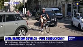 Lyon : beaucoup de vélos = plus de bouchons ?