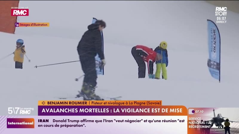 Avalanches mortelles : la vigilance est de mise