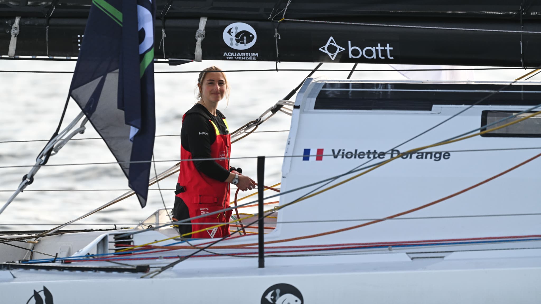 Violette Dorange, la skippeuse de Devenir, le 10 novembre 2024