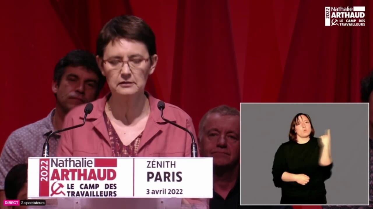 Nathalie Arthaud: "Quel que soit le président de la République, il sera du côté du grand patronat et des financiers" Nathalie Arthaud: "Quel que soit le président de la République, il sera du côté du grand patronat et des financiers"