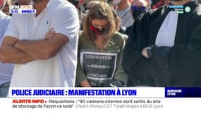 Police judiciaire : manifestation à Lyon