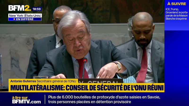"Partout dans le monde, l’État de droit est remplacé par la loi de la jungle", lance le Secrétaire général de l’ONU