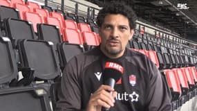 Karim Ghezal, entraîneur du LOU (Top 14) au micro de RMC Sport - le 26/02/2025