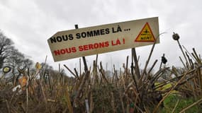 La ZAD de Notre-Dame-des-Landes, le 9 janvier 2018.