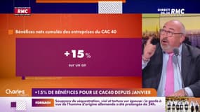 Inflation: les bénéfices du CAC40 ont augmenté de 15% depuis janvier