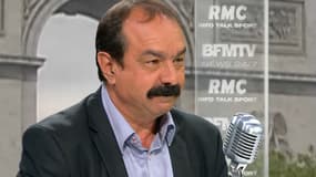 Philippe Martinez était l'invité de BFMTV-RMC