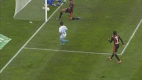 Mathieu Valbuena marque le 2e but de l'OM contre Nice