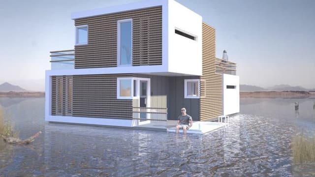 Un cabinet invente une nouvelle maison flottante.