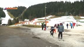 La pluie qui a touché les Pyrénées cette semaine a fait fondre la neige dans les stations de ski