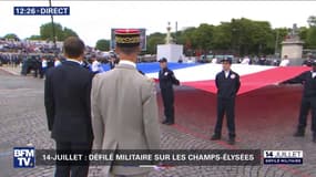 "Vous pouvez être fiers": Emmanuel Macron salue les jeunes du SNU lors du défilé du 14 juillet