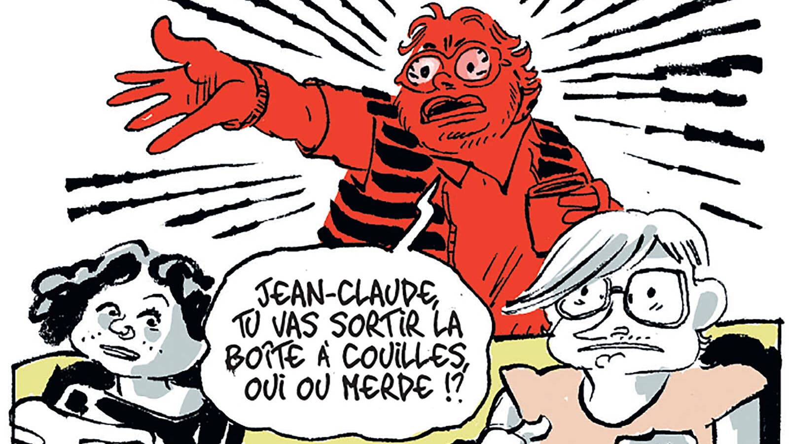 Un extrait de la BD "Testosterror" de Luz