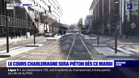 Lyon : le cours Charlemagne sera piéton dès ce mardi