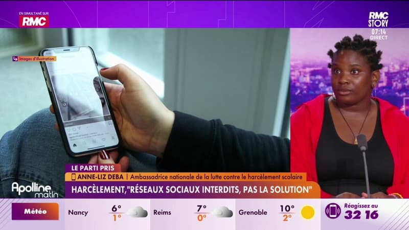 Harcèlement : "Interdire les réseaux sociaux, ce n'est pas la solution"