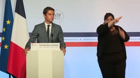 Gabriel Attal, à l'issue du Conseil des ministres le 29 juillet 2020.