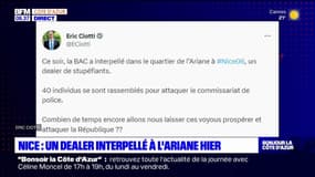 Nice: un dealer interpellé à l'Ariana, des représailles devant le commissariat 