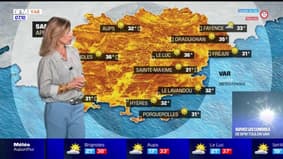 Météo Var: un samedi très chaud et ensoleillé, 31°C à Fréjus et jusqu'à 36°C à Brignoles