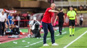 Philippe Clement lors du match de qualification à la Ligue des champions contre le PSV