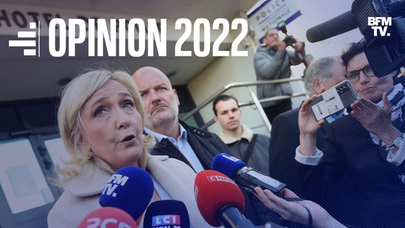 Marine Le Pen à Alençon. 
