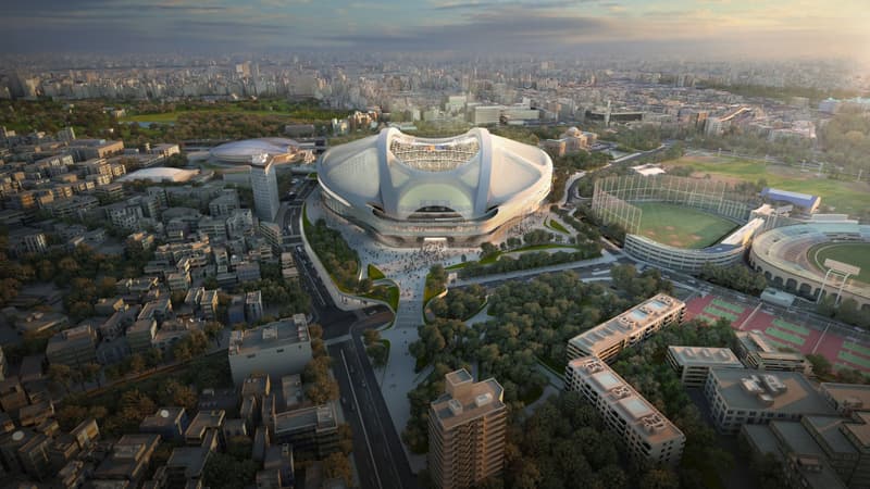 Le futur stade pensé par l'architecte Zaha Hadid