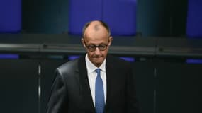Friedrich Merz après sa défaite au premier tour au Bundestag, le 6 mai 2025