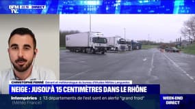 Rhône: la neige paralyse les routes - 12/02