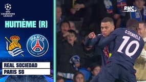 Real Sociedad-Paris SG : Mbappé frappe encore, Paris tout proche des quarts (0-2)