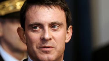 Manuel Valls le 7 février 2014 à Charleville-Mézières.