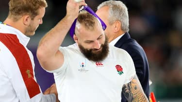 Joe Marler après la finale de la Coupe du monde de rugby, le 2 novembre 2019