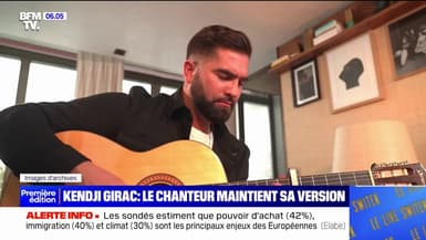 Kendji Girac: le chanteur a été entendu ce mercredi par les enquêteurs et a maintenu sa version des faits