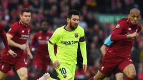 Lionel Messi, lors de la défaite du Barça à Liverpool (4-0).