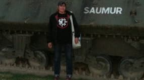 La candidate FN portant un tee-shirt de la Waffen-SS.