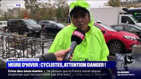 Comment les cyclistes se sont préparés au changement d'heure ?