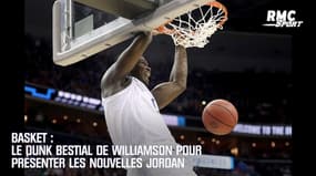 Basket : le dunk bestial de Williamson pour présenter les nouvelles chaussures Jordan