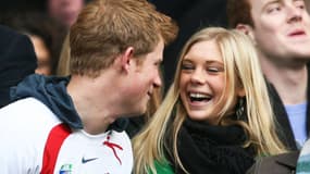Le prince Harry et sa petite amie de l'époque Chelsy Davy, en 2008.