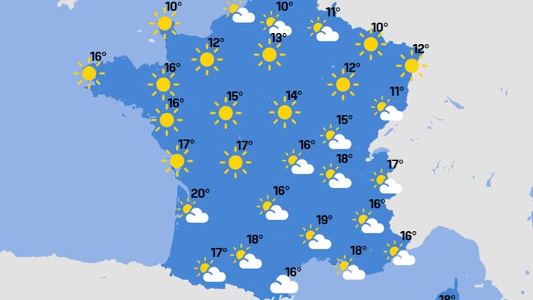 La météo du jeudi 22 avril 2021