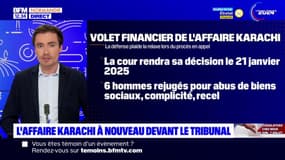 Procès en appel de l'affaire Karachi: décision prévue le 21 janvier 2025, la défense plaide la relaxe
