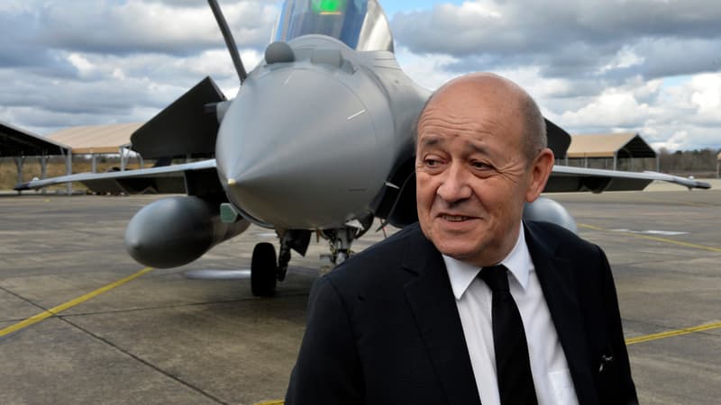 Jean-Yves Le Drian est salué par les patrons de l'armement français.