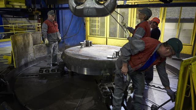L'usine d'Areva au Creusot