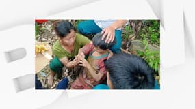 Lam, un enfant vietnamien âgé de six ans, retrouvé en août 2024 après avoir disparu dans la forêt pendant plusieurs jours.