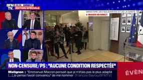 Censure du PS? Martin Garagnon (Renaissance) demande "d'arrêter de faire des castings tous les deux mois, parce que ça lasse tout le monde"