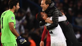 Buffon, Thiago Silva et Tuchel