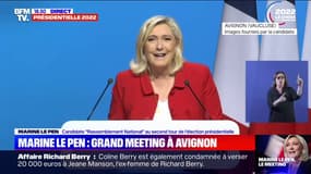 Marine Le Pen: "Nous voilà presque arrivés au bout du chemin"