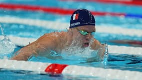 Léon Marchand aux Jeux olympiques le 28 juillet 2024