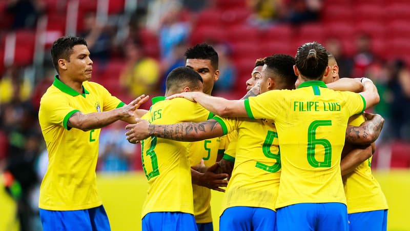 L'équipe nationale du Brésil, le 9 juin 2019