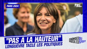 Paris 2024 : "Nos politiques ne sont pas à la hauteur", Longuèvre tacle Hidalgo