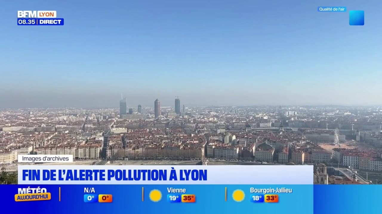 Fin de l'alerte pollution à Lyon
