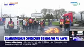 Réforme de retraites: quatrième jour de blocage au Havre