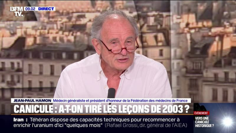 Canicule: Courir à 11 heures du matin en ce moment, c'est pas raisonnable, prévient Jean-Paul Hamon, médecin généraliste