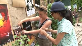 Chalon se prépare pour son festival d'arts de la rue le 24 juillet 2013.