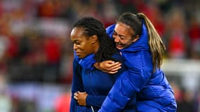 Marie-Antoinette KATOTO et Selma BACHA le 9 juillet à l'Euro 2025